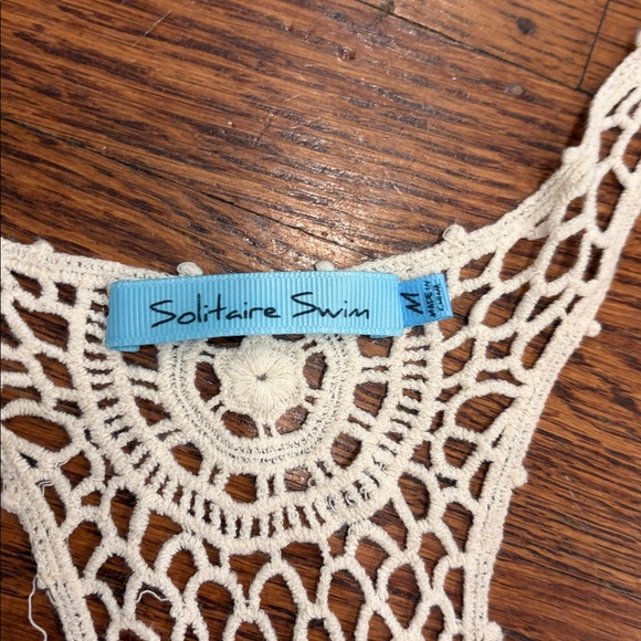 Solitaire Swim Boho Crochet Cover-Up • Medium - Picture 2 of 4